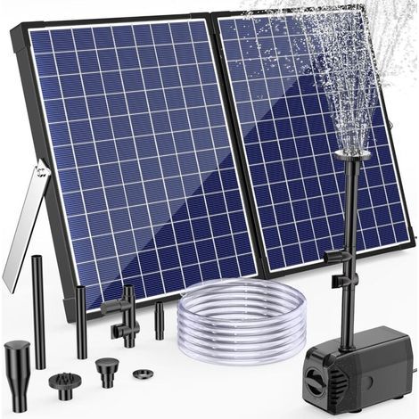 Biling Solar Fountain Pump 35W 1500l/h 2m Water Hose 5m Cable 2.5m