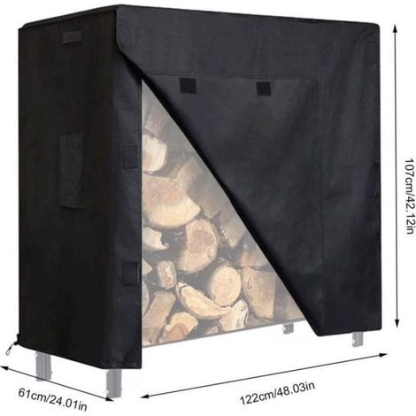 Housse Pour Porte-Bûches - Imperméable Coupe-Vent - Universelle Réglable - 1 Pièce (1/5)