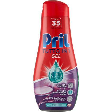 PRIL GOLD GEL PER LAVASTOVIGLIE IN FORMATO DA 630ML IGIENE E FRESCHEZZA (1/3)