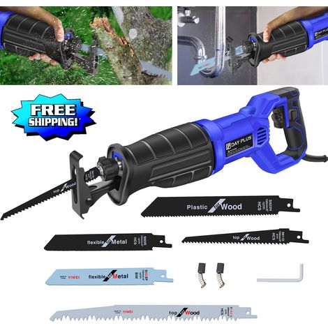 Scie sabre électrique 900W avec lame de scie sabre 5 pièces Professional Reciprosäge (1/4)