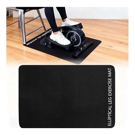 Home Trainer Mat, Non-Slip Protective Mat, Floor Protection Mat for Sports Equipment for Treadmill/Walkmill/Weight Bench/Exercise Bike (1/5)