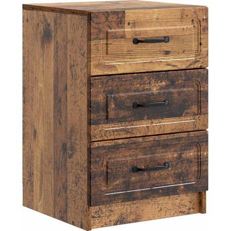 Nachttisch Altholz 43 x 41 x 63,5 cm Holzwerkstoff vidaXL