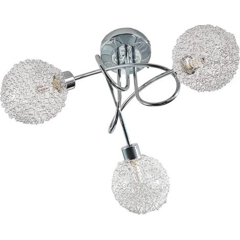 Lindby Lámpara de techo 'Ticino' en Plateado Metal