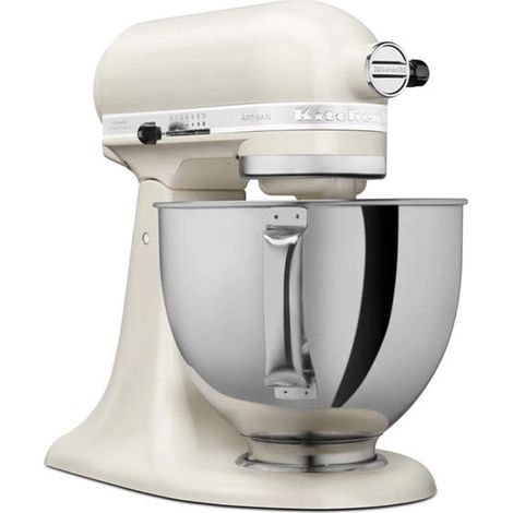 KITCHENAID Robot pâtissier 4,8 L Blanc Porcelaine - Artisan - 5KSM125EPL
