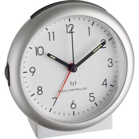 TFA Dostmann 98.1036 Radiocontrollato Sveglia Argento