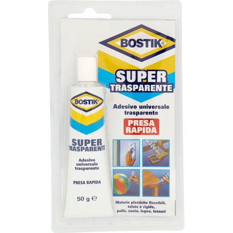Bostik Supertrasparente colla a contatto extra resistente blister 50gr incolore (1/5)