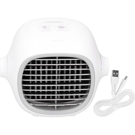 Ventilateur Rafraîchisseur d'Air Portable avec Humidificateur et USB (1/5)