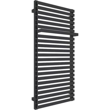 Scaldasalviette ad acqua calda nero 1050mm di altezza e 500mm di larghezza -  Watt - CIT1050/500ZXN