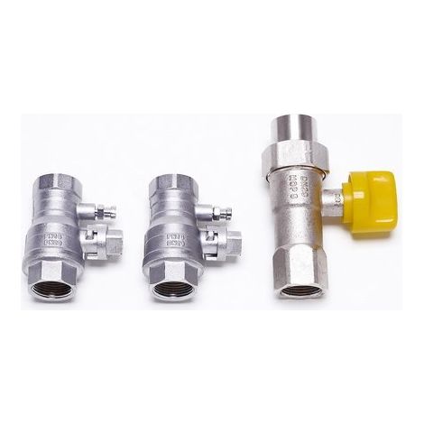 Serviceset TAE 3/4" AP mit Wartungshähne Modell BO528.1" (1/2)