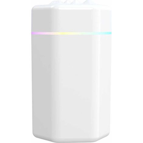 Mini humidificateur USB grande capacité brumisation efficace silencieux portable pour bureau voyage voiture blanc (1/5)