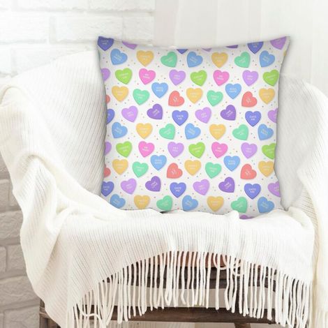 Housses de coussin de décoration doux et respirant pour anniversaire de mariage la saint-valentin (1/5)