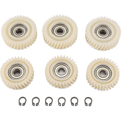 6pcs 47.5 X 13mm 41.5 X 11mm Oblique Planetary Gear 35 31 Teeth Helical Gears with 7.95mm Bearings for Electric Bike Hub Motor Part (1/5)