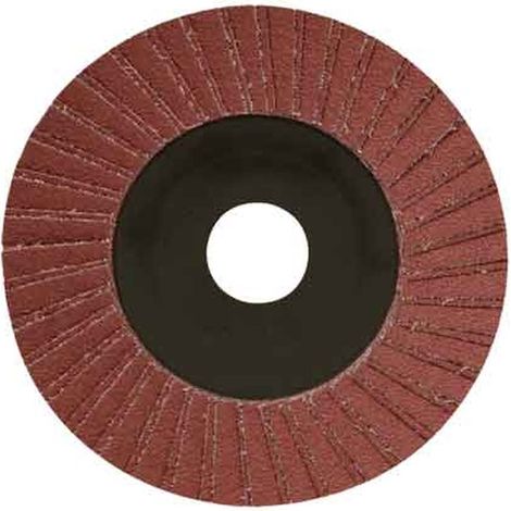 DISCO LAMELLARE AL CORINDONE Ø 115x22 mm - grana 100 Q.TA 10