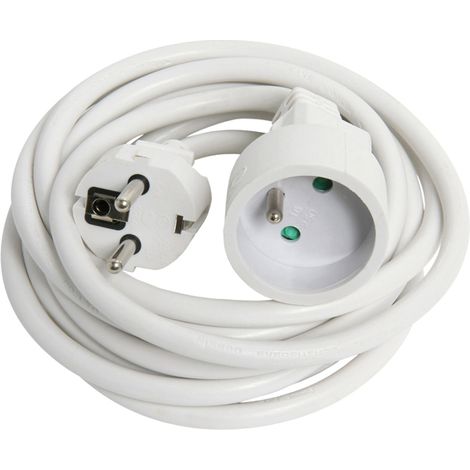 DEBFLEX - PROLONGATEUR 2P+T 16A 3G1,5 MM² HO5VV-F 3M BLANC - 335241