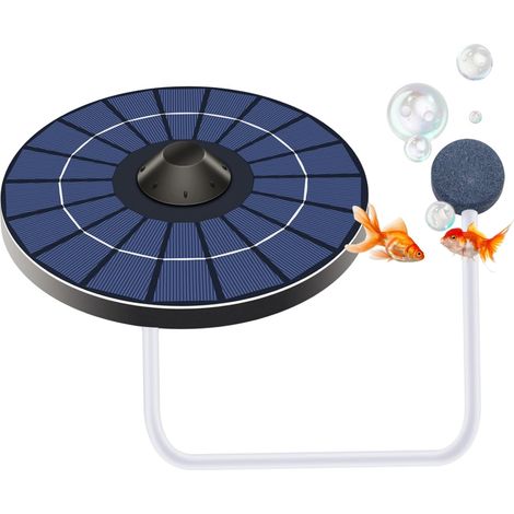 Bomba aireadora solar para estanque, aireador solar flotante para estanque, tanque de peces, oxigenador, bomba de aire para estanque, oxigenador flotante solar, oxigenador de pecera, aireador flotante (1/5)