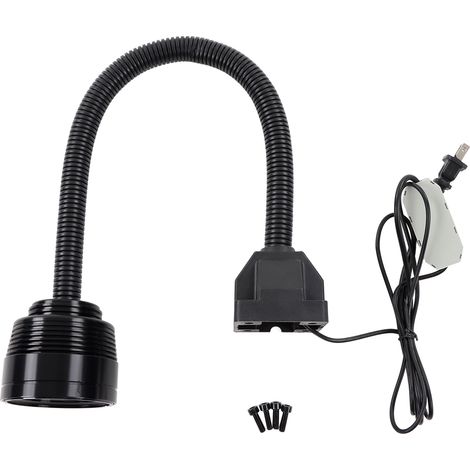 Lampe de travail LED 6 W 540 lm étanche, flexible, à col de cygne, pour tour, éclairage industriel, prise US 100-240 V (1/5)
