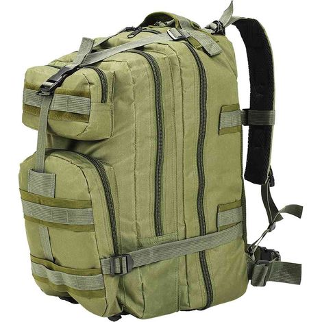 Teenpull – Rucksack im Army-Style 50 L Olivgrün (1/5)
