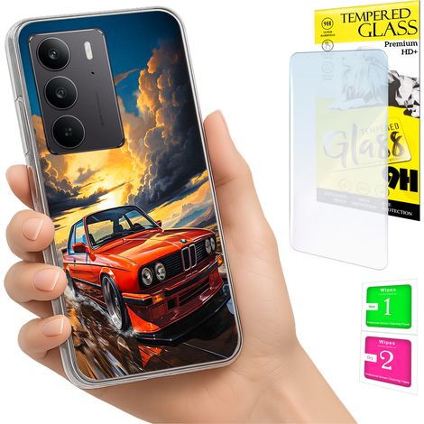 Funda para Realme C75 / 14X 5G con cubierta trasera para fotos y cristal 9H. (1/5)