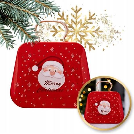 ECARLA mini contenitore con porta caramelle 7x5,5cm Babbo Natale KSN163 (1/4)
