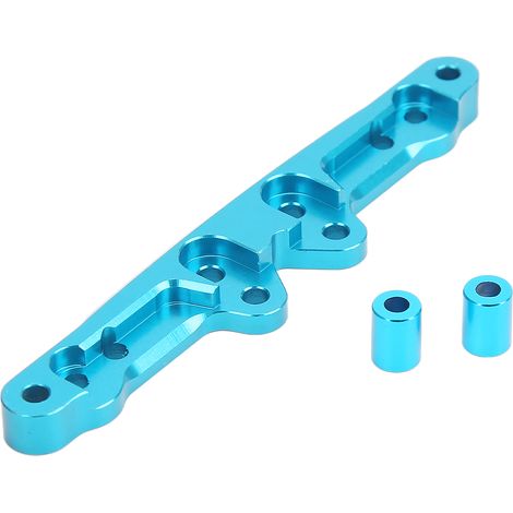 Support d'amortisseur avant en alliage d'aluminium haute résistance pour voiture RC 1/10 (bleu) (1/5)