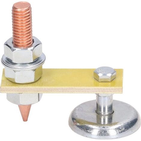 Schweißstütz-Erdungsklemme, hohe Saugkraft, starker Magnetismus, magnetische Schweißstützklemme für Metallbecken am Schweißtisch (1/5)