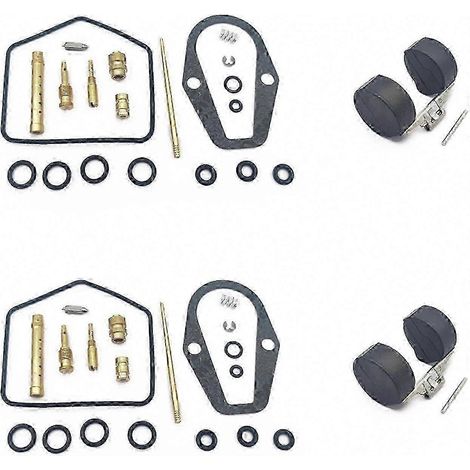 Kit de réparation de carburateur avec joint d'aiguille de flotteur pour motos CB500, CB500K et CB500 Four (1971-1973).