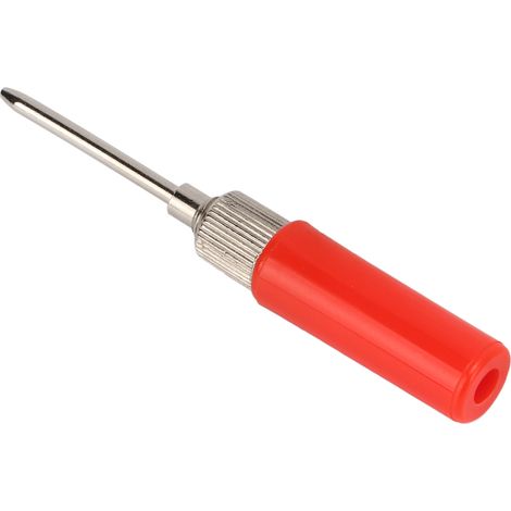 Lot de 10 pointes de test de 2 mm, aiguilles de perçage isolantes, sondes de test non destructives pour multimètre, outil de diagnostic automobile (rouge) (1/5)