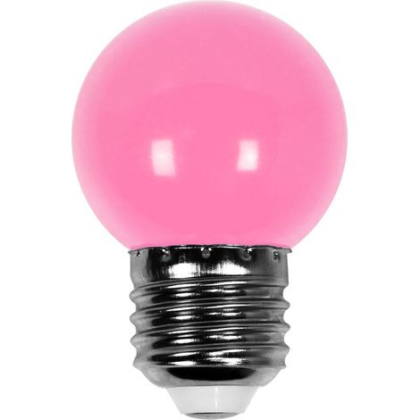 Soavoa Ampoule LED E27 Orange 1,5W Diamètre 5cm IP65 pour Guirlande Guinguette Extérieur Décoration Fête Mariage Soirée (1/5)