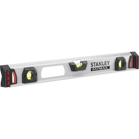 Nivel de perfil en I - 60 cm - 3 viales - Magnético - Aluminio - FATMAX - STANLEY, 1-43-554