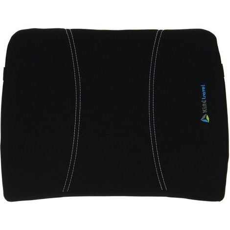 Ergonomisches Lendenkissen Komfort - KINE TRAVEL - 41,5 x 40 x 9/2 cm - entwickelt und getestet von einem auf Rücken spezialisierten Physiotherapeuten