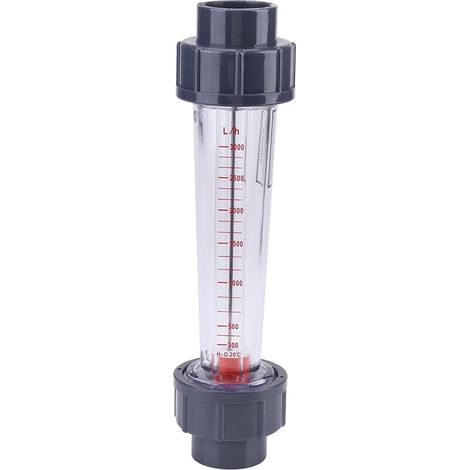 Rotamètre de débitmètre Tube en plastique de type LZS-25 débitmètre 300-3000L/H rotamètre d'eau (1/5)