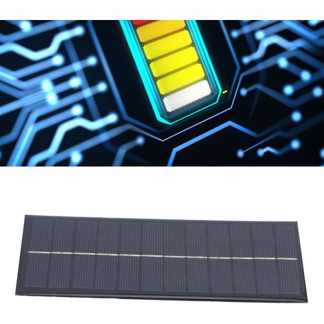 2,5-W-9-V-Polysilizium-Solarpanel, DIY-Solarlademodul, Zubehör (1/5)