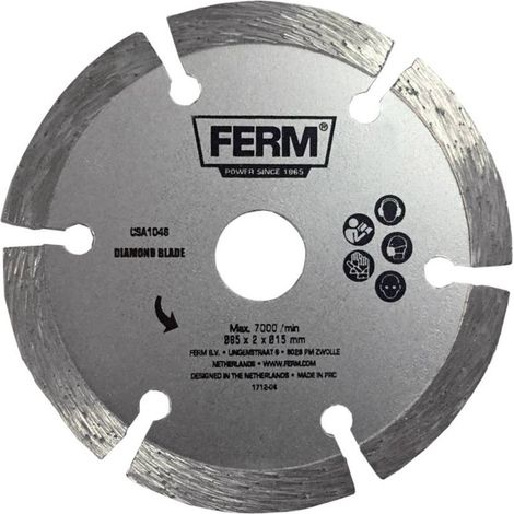 FERM CSA1046 Lame de scie circulaire de précision (1/2)