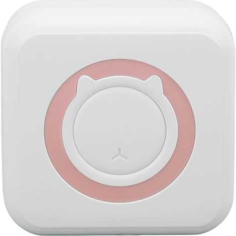 Imprimante correctrice d'erreurs, étiquettes autocollantes de poche, étiquettes thermiques photo, imprimante Bluetooth pour étudiants, rose (1/5)