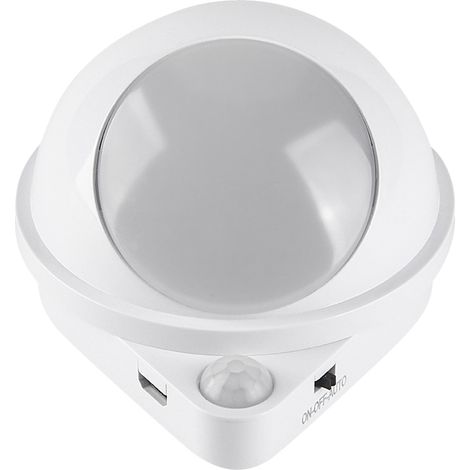 Lumière Led À Capteur De Mouvement - Éclairage D'escalier Et De Placard - Lampe Adhésive Sous-Armoire - Blanc - 1 Pièce (1/5)