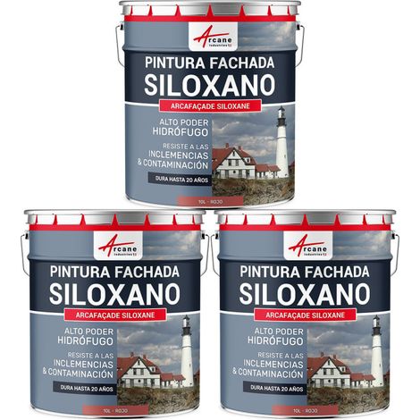 Pintura de siloxano para exteriores y fachadas, de alto poder hidrófugo - ARCAFAÇADE SILOXANE