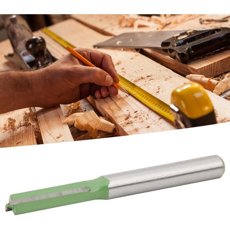 3-teiliges Set doppelseitiger Bündigfräser für Holzbearbeitung, Fräser, 6 x 6 x 20 mm (1/5)