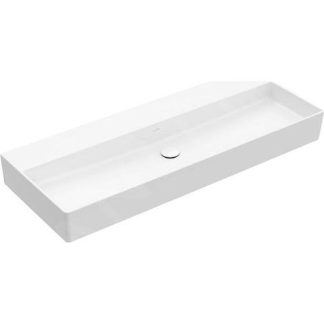 Villeroy & Boch Memento 2.0 - Meuble lavabo 1200x470 mm, sans trop-plein, sans trou de robinetterie, CeramicPlus, blanc alpin (1/5)
