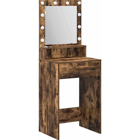 Maison Exclusive - Tavolo da Trucco Rovere fumé 50 x 41 x 135 cm Legno multistrato