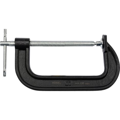 Schraubzwinge C-Typ 6" aus Sphäroguss