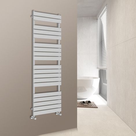 WarmeHaus 1800x600mm Flat Panel Heated Towel Rail Central Heating Towel Warmer for Bathroom Kitchen Chrome (1/5)