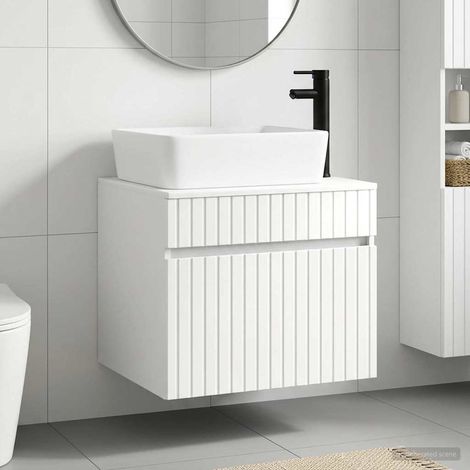 vidaXL Bathroom Furniture Set High Gloss White Engineered Wood (1/5)