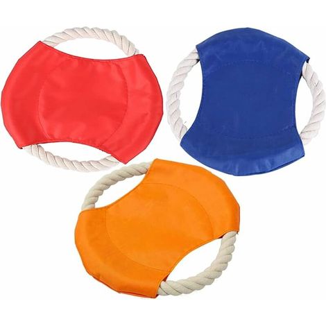 Frisbees pour Chiens 3 Pièces Frisbees Chiens Jouets Pet Chien Disques Volants Jouet à Lancer Jouet Chien Interactif pour Les Petits Chiens, Les Grands Chiens et Les Chiots (1/5)