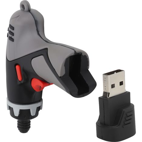 Clé USB 2.0 Pistolet à Bouchons 3D 64GB, Cadeau Original et Pratique pour Bureau