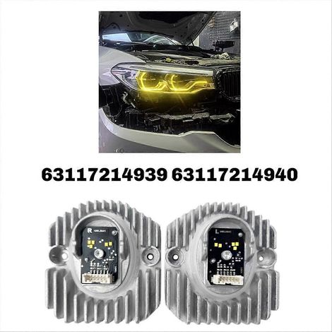 Module LED adaptatif Angel Eyes DRL jaune pour BMW G30 530i 540i M5 (1/5)