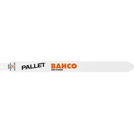 Lot de 2 lames de scie sabre Bimétal Bahco 3940-228-10/14-PR13 spéciale palette (1/3)