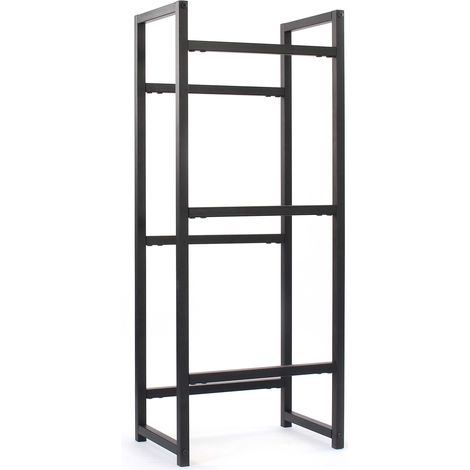 Toboli Estantería robusta para 3 cajas de bebidas 47x31x116 cm de acero estante para almacenaje de cajas despensa bodega garaje
