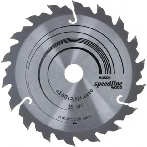 Bosch PRO Wood Kreissägeblatt 160 x 2,2 x 20 mm - 2608640787