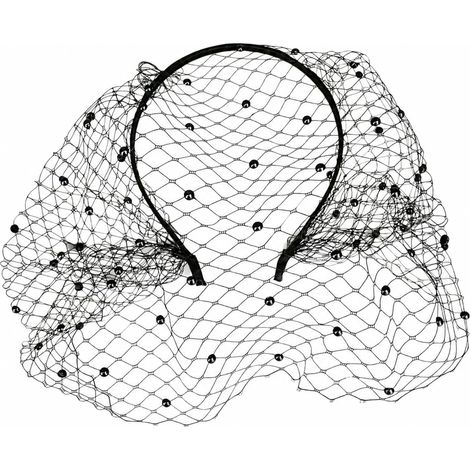 Retro Veil  Wedding, High Quality, Headpiece, for Ceremony, Evening, Women, Black (1/5)