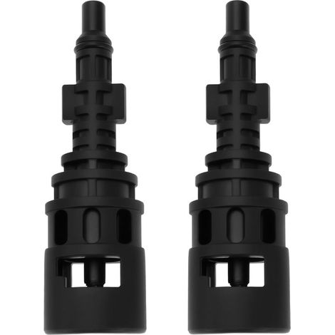 Zweiteiliger Hochdruckreiniger-Adapter, kompatibel mit Kärcher und Lavor Parkside, 124 x 24,5 mm, schwarz (1/4)